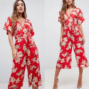NWOT Floral Jumpsuit